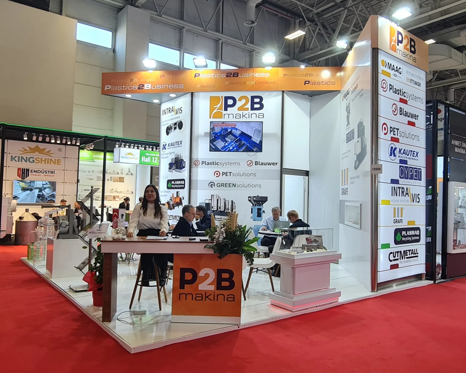 P2B Makina standı, Plast Eurasia İstanbul 2025, Salon 12